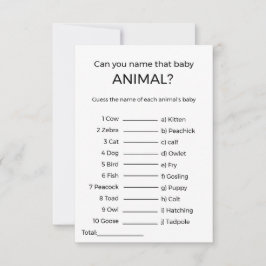 adivinen el nombre del juego de la ducha de bebé a