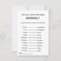 adivinen el nombre del juego de la ducha de bebé a