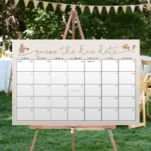 Adivinen la fecha de vencimiento Boho Woodland Bab