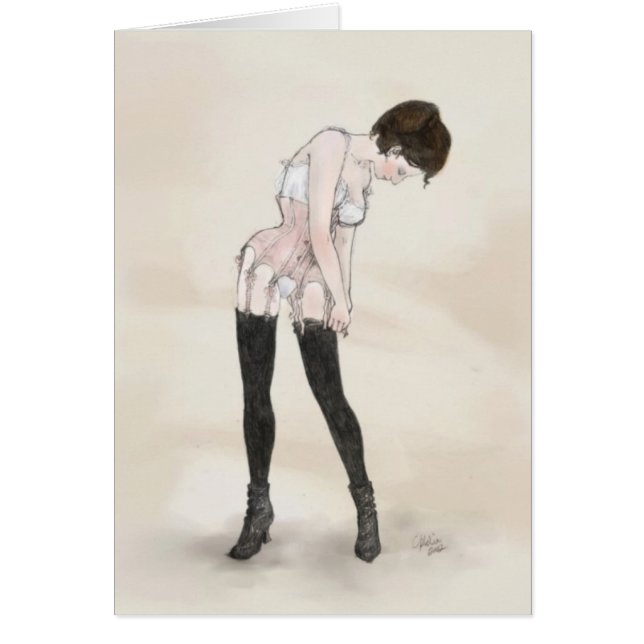 Adjusting Stockings (Frente)