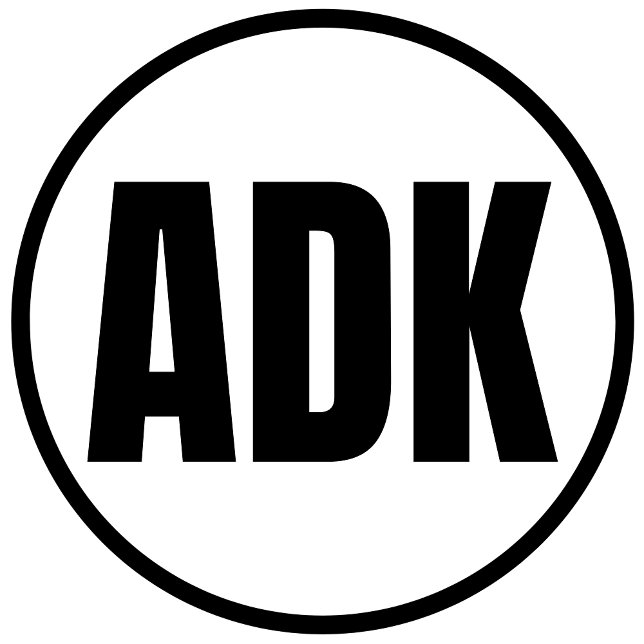 ADK - Pegatina redondo clásico de Adak Island (Subido por el creador)