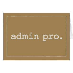 Admin Pro Definition en Admin Pro Day