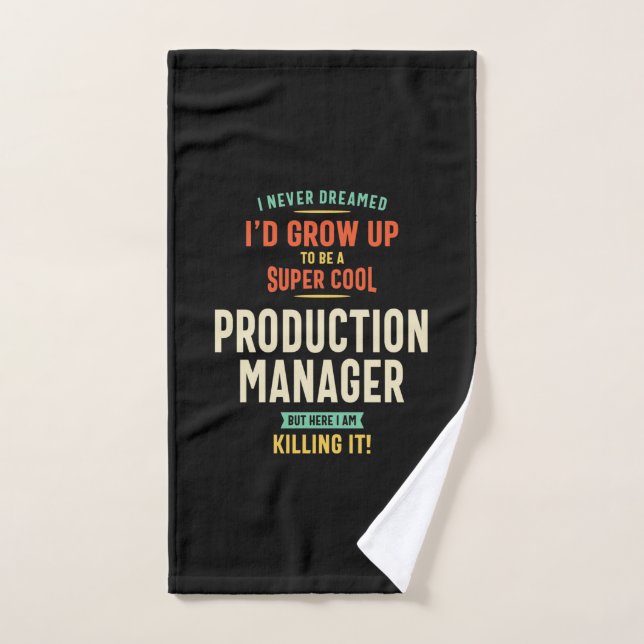 Administrador de producción de Super Guay (Toalla de mano)