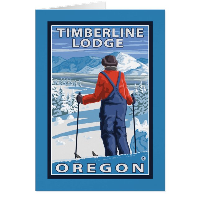 Admiración al esquiador - Timberline Lodge, Oregón (Frente)