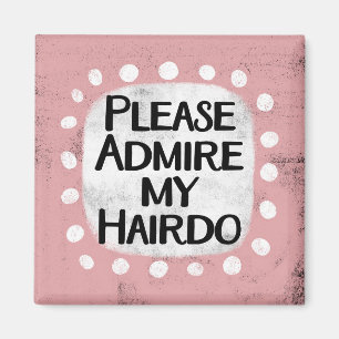 Admire mi imán Hairdo Refrigerador
