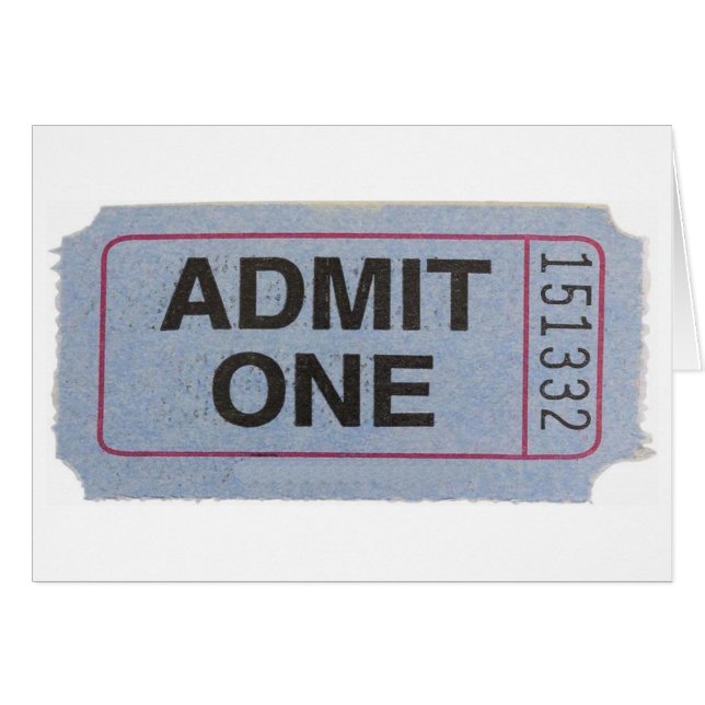 admita uno (Anverso (Horizontal))