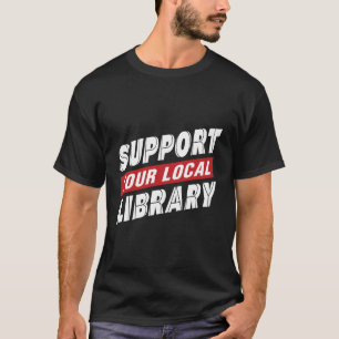 Admite la camiseta de su biblioteca local