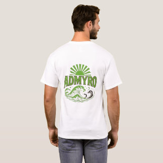 Admyro Waves Camiseta Masculina - Portada con logo
