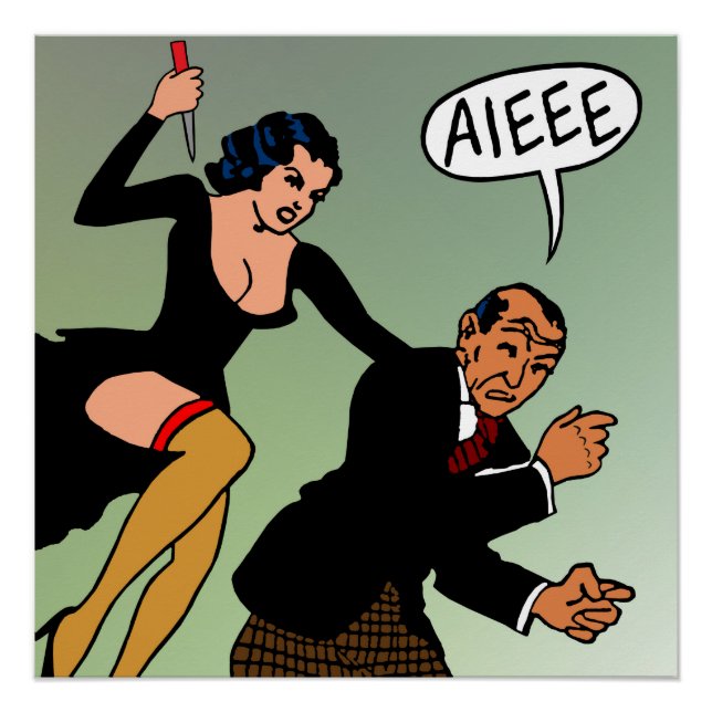 Adolph Barreaux "Sally the Sleuth" Poster de Arte (Anverso)