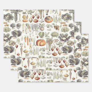 Adolphe Millot Patrón Vegetable Papel de envolvimi