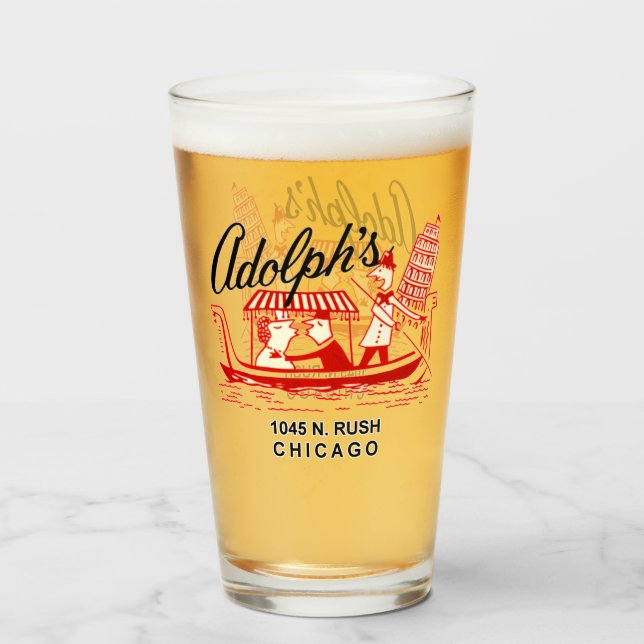 Adolph's Restaurant, 1045 N. Rush St. Chicago (Anverso (lleno))