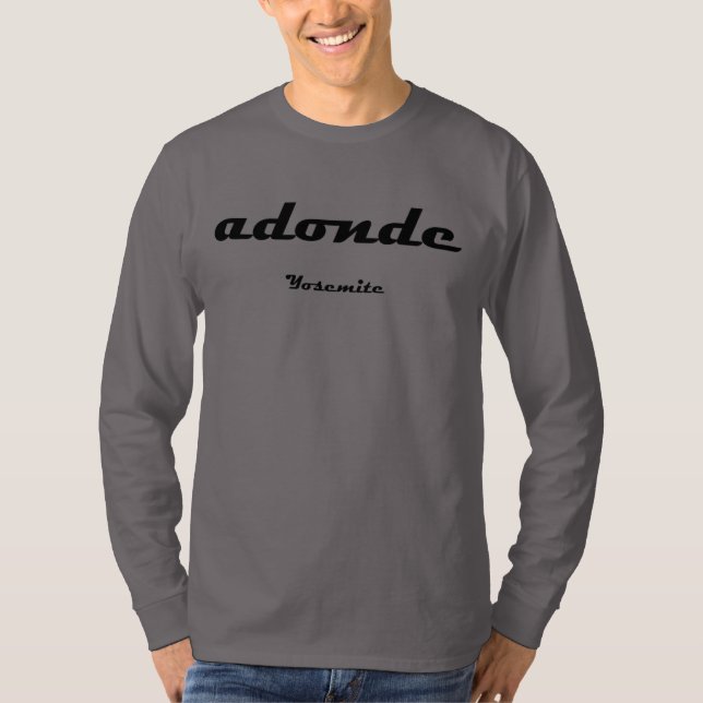 adonde - Camisa de manga larga Yosemite (Anverso)