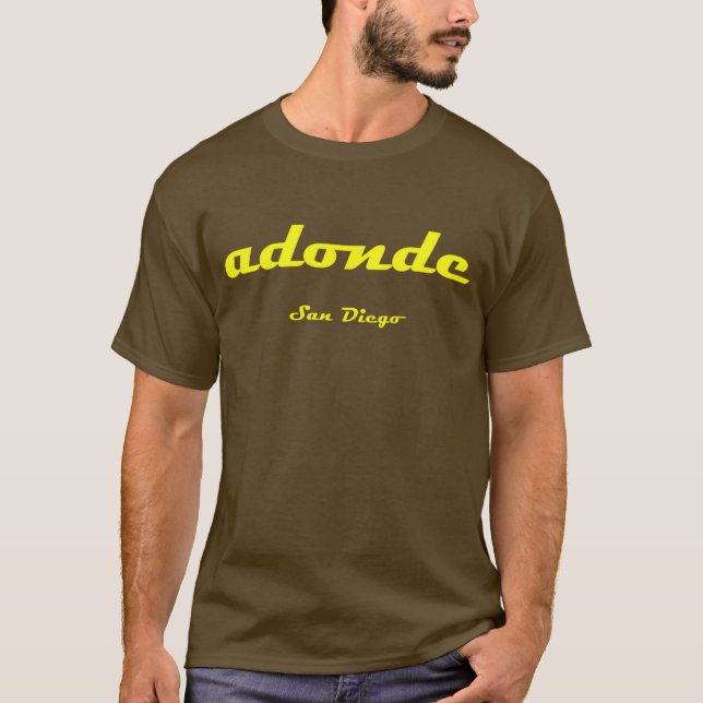 adonde - camiseta de San Diego (Anverso)
