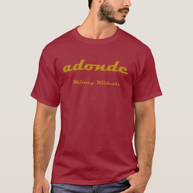 adonde - Camiseta Whitney Wildcats (Anverso)