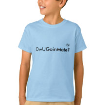 ¿Adónde vas, amigo? Camiseta de jerga australiana