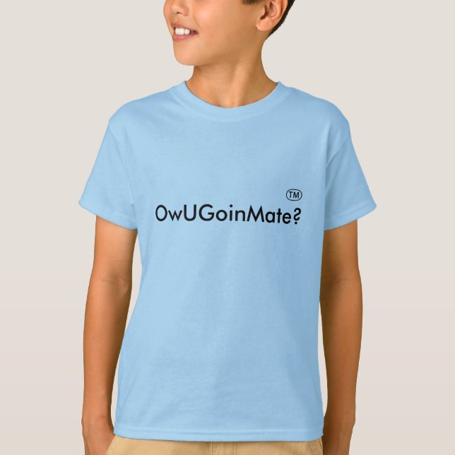 ¿Adónde vas, amigo? Camiseta de jerga australiana (Anverso)