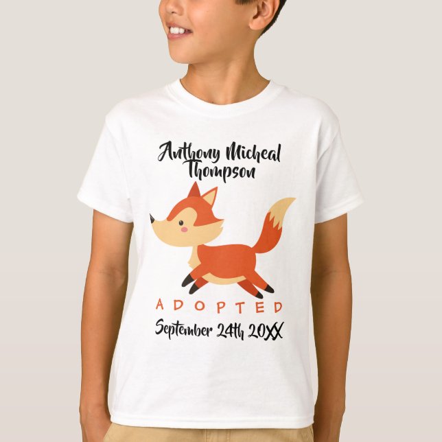 Adopción adoptada del arbolado del Fox - camisa (Anverso)