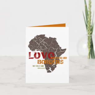 Adopción africana - Tarjetas de Invitación