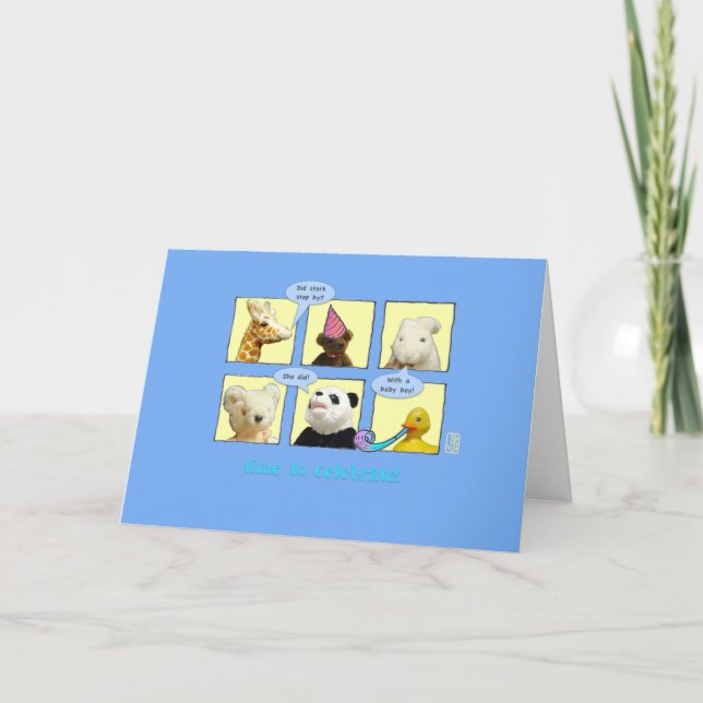 Adopción de animales de bebé en tarjeta de Windows (Anverso)