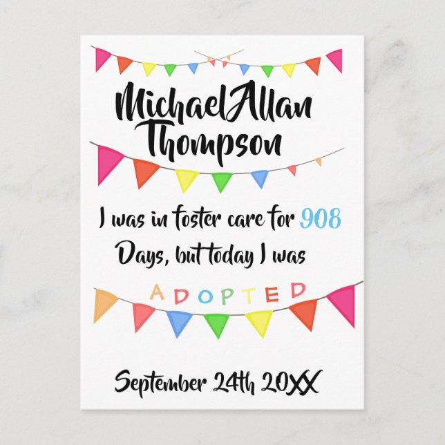 Adopción desde la Invitación de Cuidado Primario - (Anverso)