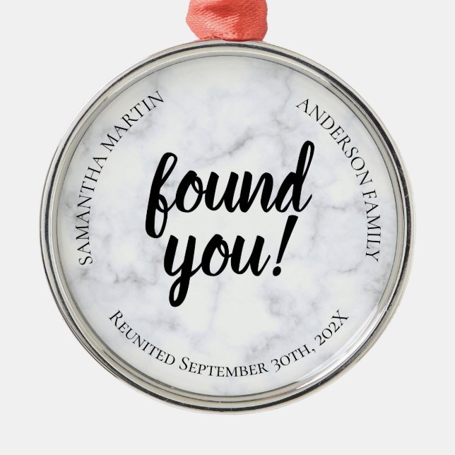 Adopción Reunion Ornamento cerámico (Frente)