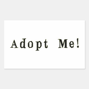 Adopta a mi Pegatina