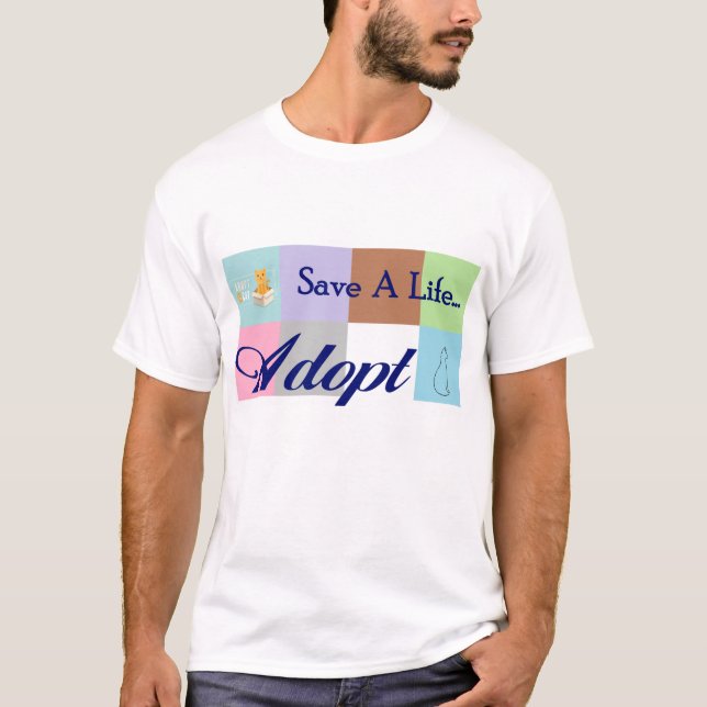 Adopta camiseta (Anverso)