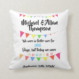 Adoptado de la acogida - almohada conocida de