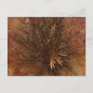 Adoptar la postal fractal de la naturaleza