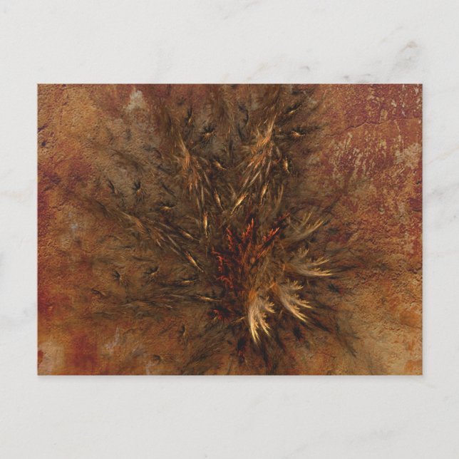 Adoptar la postal fractal de la naturaleza (Anverso)