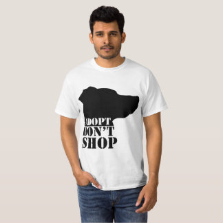Adoptar no comprar camiseta
