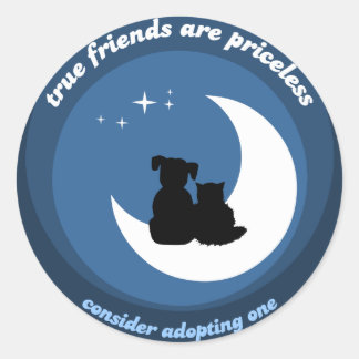 Adoptar pegatinas Mascotas