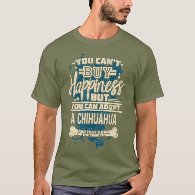 Adoptar una camiseta de perro de rescate de Chihua (Anverso)