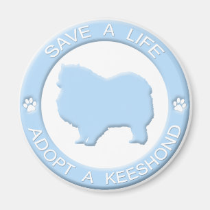 Adopte un imán del Keeshond