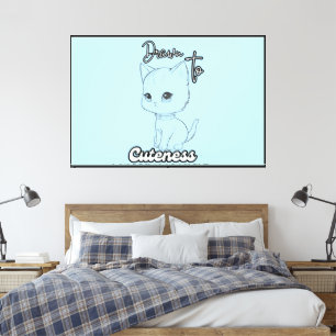 Adorable arte negro y blanco a base de gatitos
