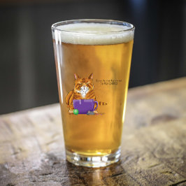 Adorable Atigrado Naranja Día de la Madre Morado