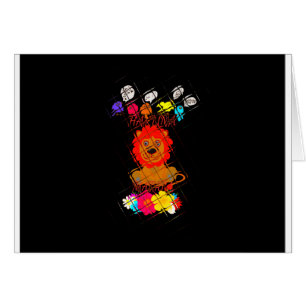 Adorable Baby Lion Art Design Motif