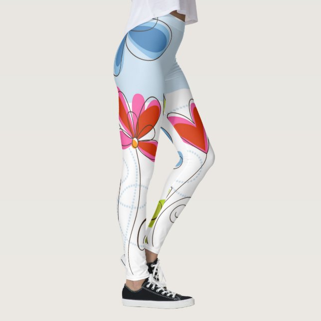 Adorable Big Flower Leggings (Derecha)