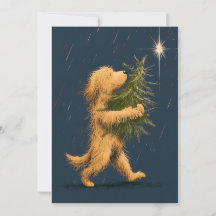Adorable cachorro divertido con árbol de Navidad f