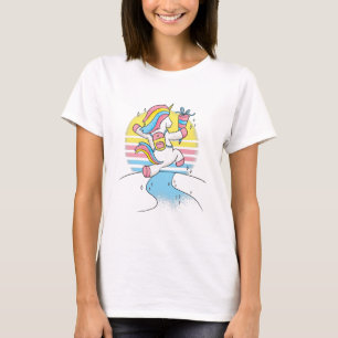 Adorable camiseta de unicornio infantil