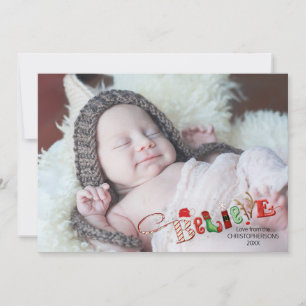 Adorable CREER Espíritu de Navidad Una Foto