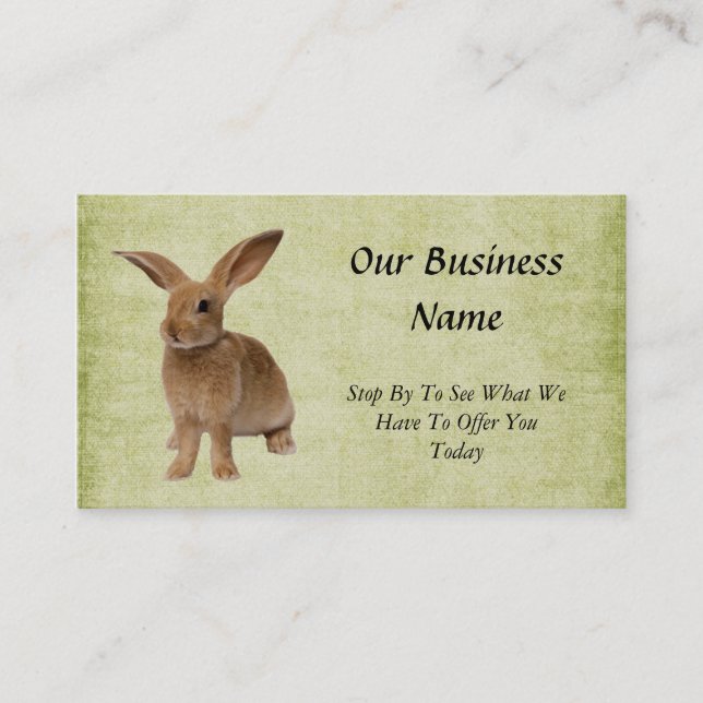 Adorable Cute- Disquete Bunny- Tarjeta Biz (Anverso)