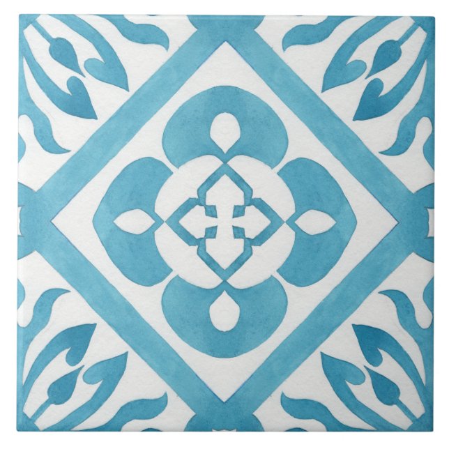 adorable decoración marroquí baldosa cerámica (Frente)