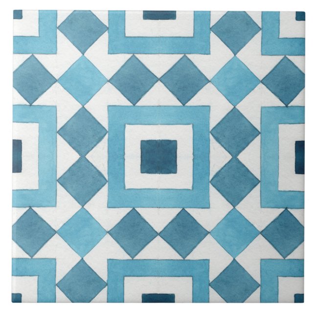 adorable decoración marroquí baldosa cerámica (Frente)