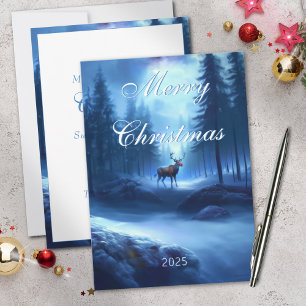 Adorable Editable Navidad Invernal Fantástica Navi