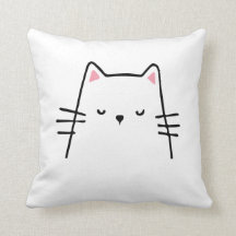 adorable felino amor animal almohada