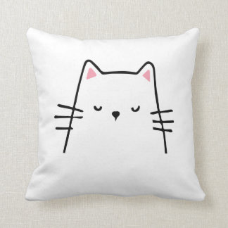 adorable felino amor animal almohada