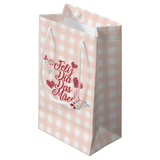 Adorable Feliz Dia Das Mães | Bolsa de regalo (Angulo Anverso)