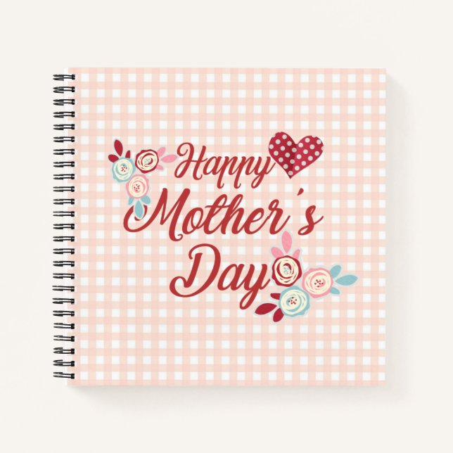 Adorable Feliz Día de la Madre | Cuaderno (Anverso)