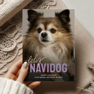 Adorable Feliz Navidog Foto de Mascota de Navidad